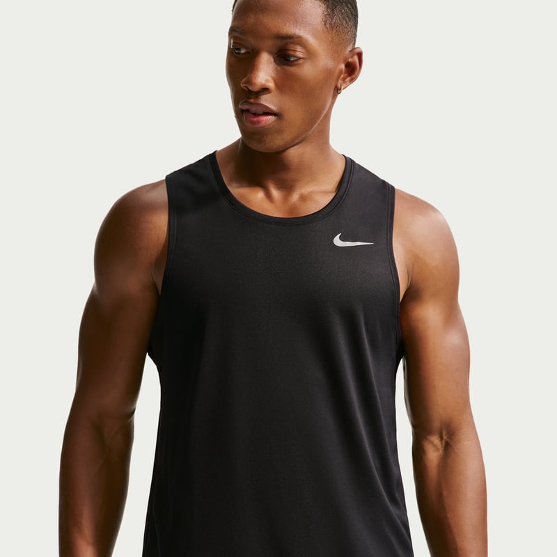 Camiseta de tirantes Nike Miler Dri-FIT "Black" | Hombre | Correr | 01 | SPORTSHOWROOM