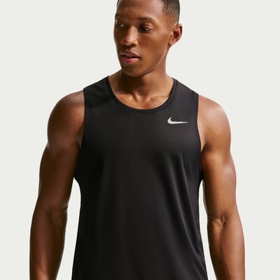 Camiseta de tirantes Nike Miler Dri-FIT "Black" | Hombre | Correr | 01 | SPORTSHOWROOM