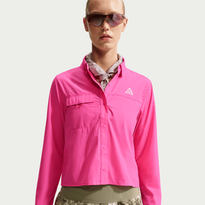 Nike ACG "Aireez" Button-Up Toppi "Desert Pink" | Naiset | Outdoor | 01 | SPORTSHOWROOM