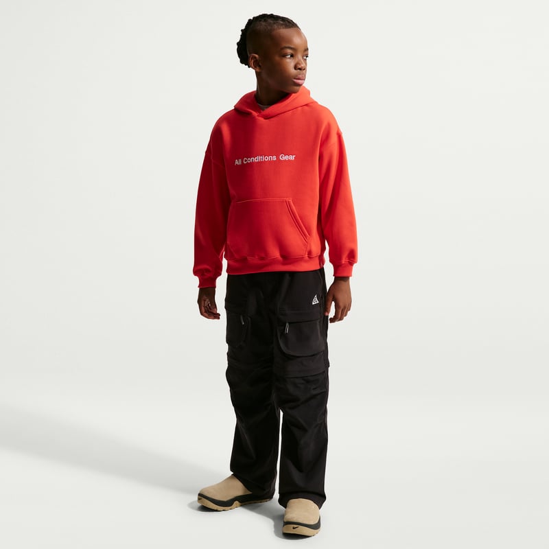 Nike ACG Chippie Fleece Hettegenser "Light Crimson" | Barn | | 04 | SPORTSHOWROOM