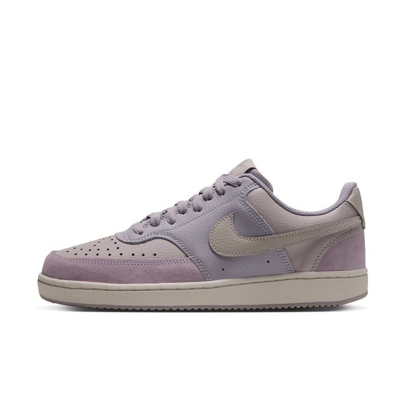 Baskets Nike Court Vision Low Suede "Silver Lilac & Moon Particle" | Femme | Sportstyle | 01 | SPORTSHOWROOM