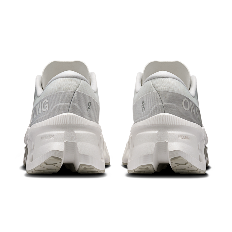 Buty do biegania On Cloudmonster 3 "White & Wolf" | Kobiety | Bieganie | 05 | SPORTSHOWROOM