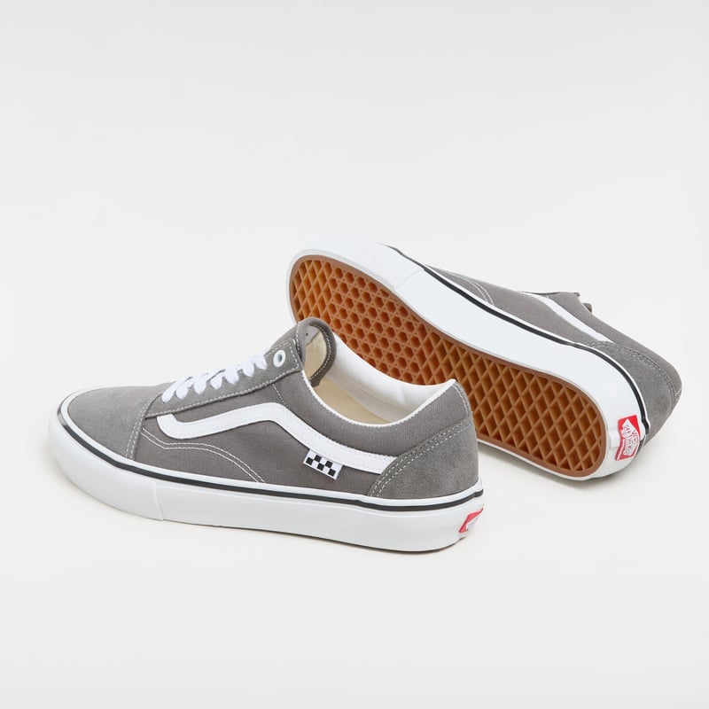 【VANS】 ヴァンズ MN Skate Old Skool PEWTER/WHITE 国内発送 Vans - Skate Old Skool Shoes | Pewter – Plusskateshop.com