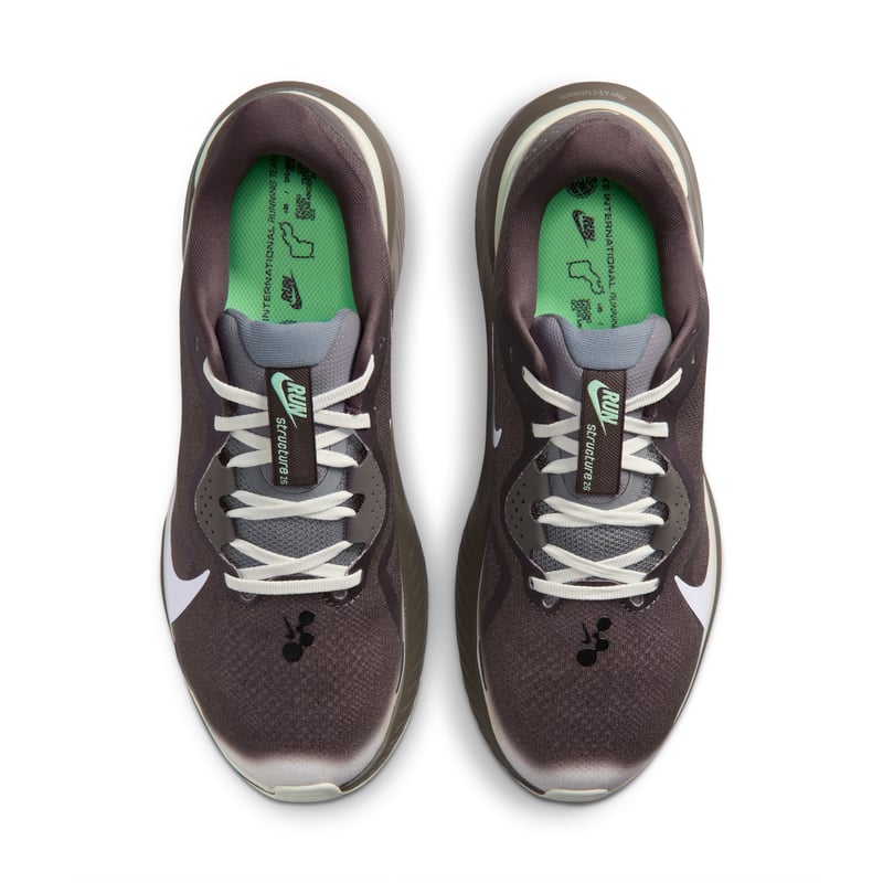 Nike Structure 26 hardloopschoenen "Baroque Brown & Sea Glass" | Heren | Hardlopen | 04 | SPORTSHOWROOM