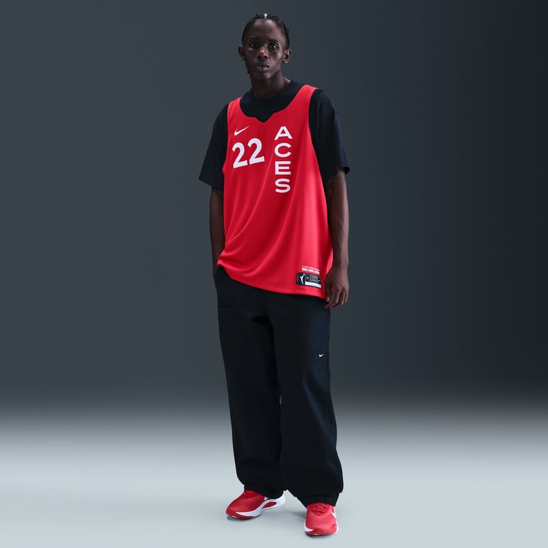 Tricko Nike A'ja Wilson Las Vegas Aces 2024 Rebel Edition Dri-FIT WNBA Victory "University Red" | Ženy | Basketbal | 07 | SPORTSHOWROOM