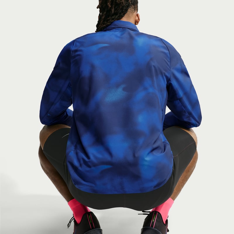 Chaqueta Nike Miler Repel UV "Midnight Navy" | Hombre | Correr | 02 | SPORTSHOWROOM