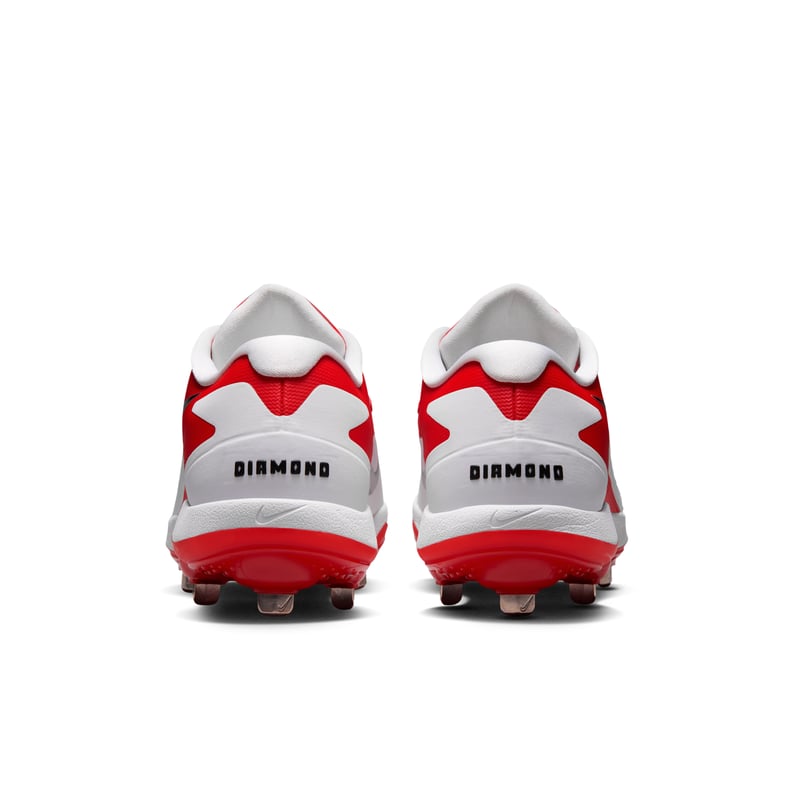 Nike Diamond Standout MTL baseballsko "White & University Red" | Herre | Baseball | 06 | SPORTSHOWROOM