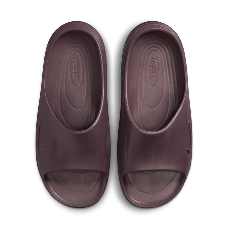 Nike ReactX Rejuven8 Slides sneakers "Tattoo & Burgundy Crush" | Dames | Sportstyle | 05 | SPORTSHOWROOM