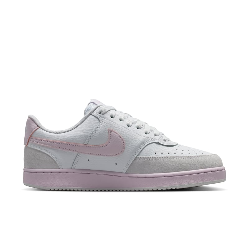 Baskets Nike Court Vision Low Suede "Off White & Bleached Lilac" | Femme | Sportstyle | 03 | SPORTSHOWROOM