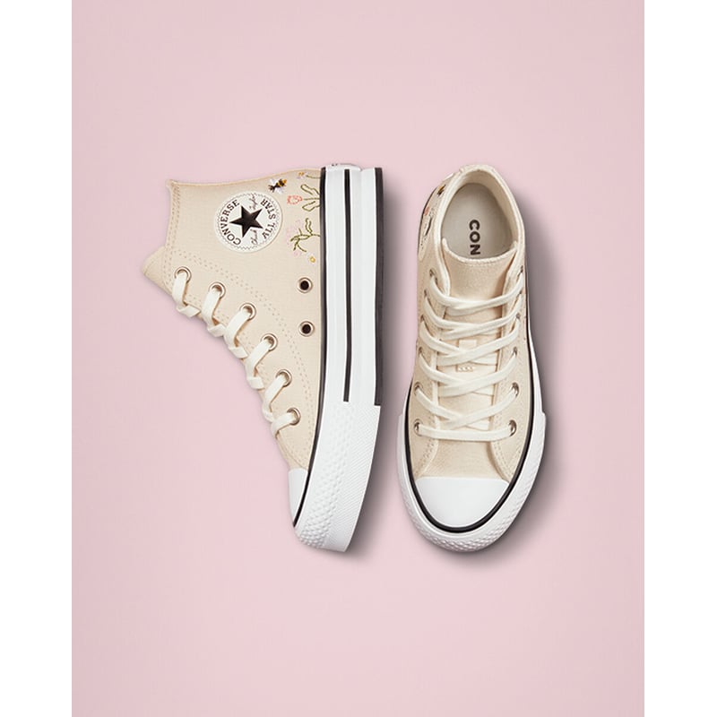 Converse Chuck Taylor All Star Lift Platform High ‘Floral Embroidery’ A01615C 05