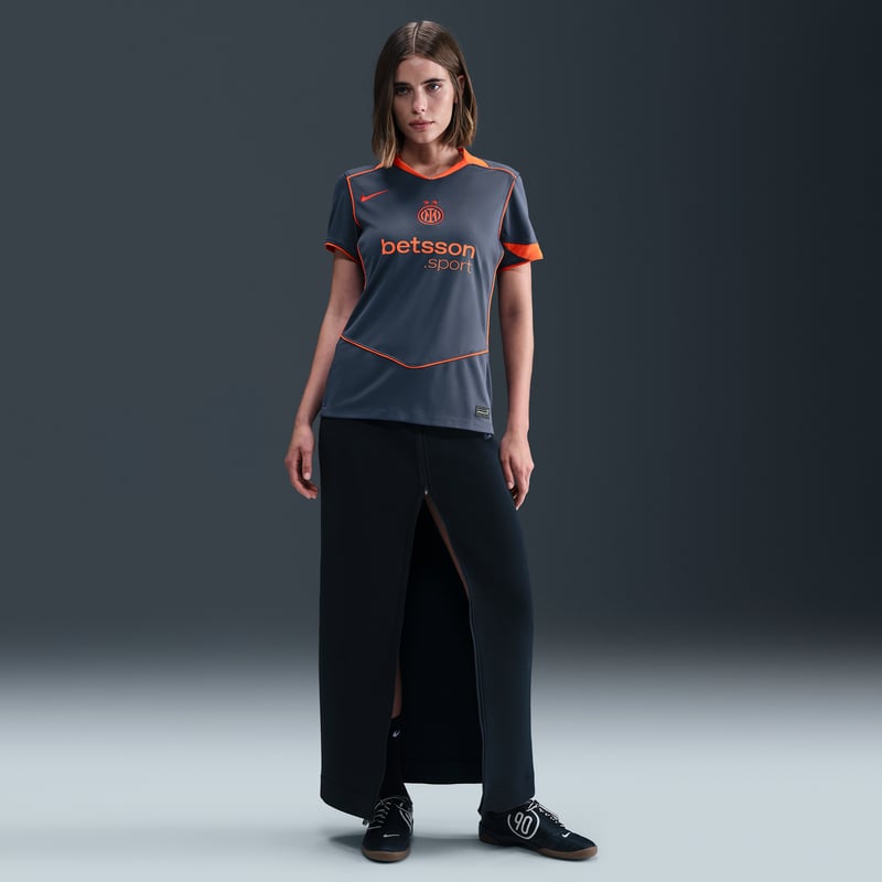 Maillot Nike Inter Milan 2025/26 Stadium Third Dri-FIT Total 90 Replica "Thunder Blue & Safety Orange" | Femme | Football | 04 | SPORTSHOWROOM