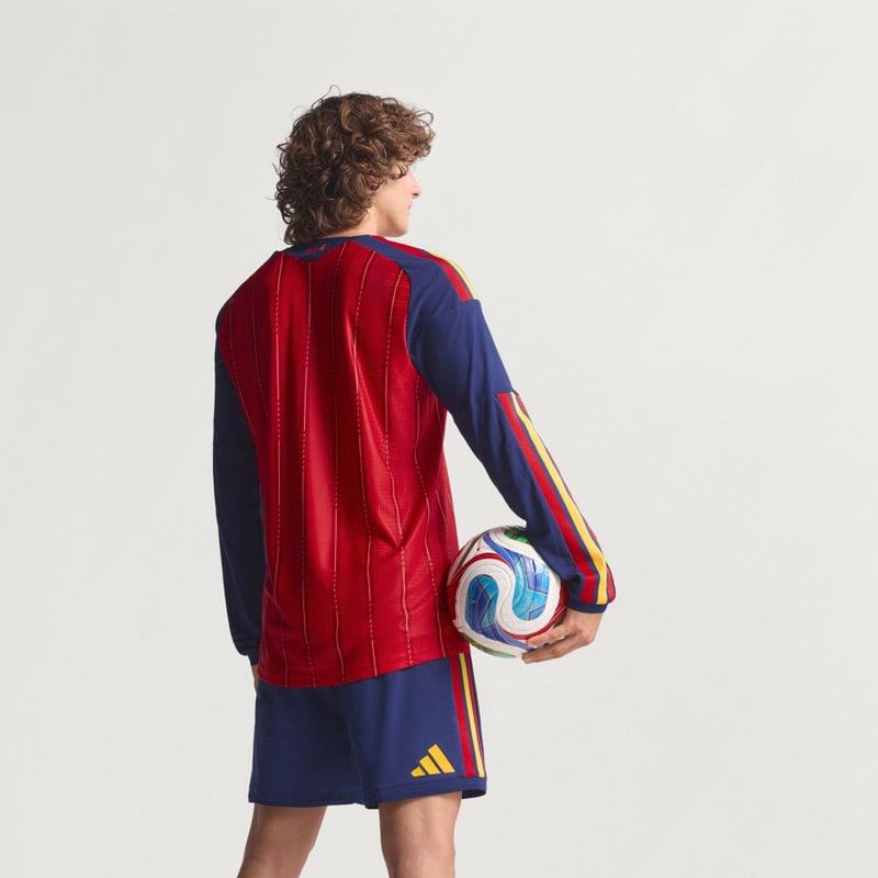 adidas Spain 2026 Home Authentic Long Sleeve JZ5776 02