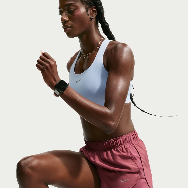 Short Nike Tempo Dri-FIT Mid-Rise Brief-Lined "Pink Smoke" | Femme | Course à pied | 04 | SPORTSHOWROOM