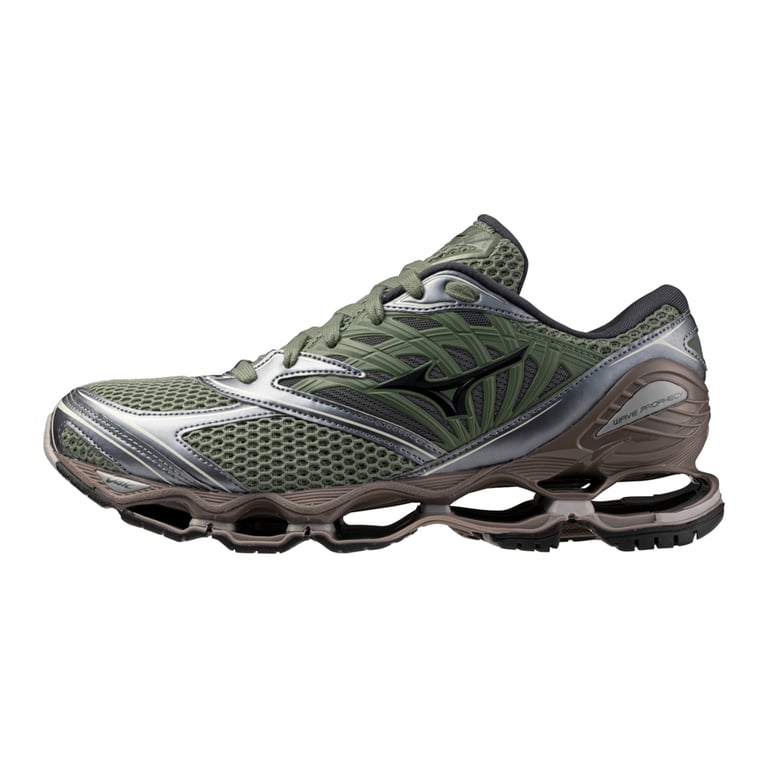 Παπούτσια Mizuno Wave Prophecy LS "Agave Green & Black" | Άνδρες & Γυναίκες | Sportstyle | 01 | SPORTSHOWROOM