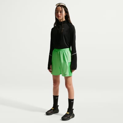 Pantalones cortos Nike Miler Dri-FIT "Illusion Green & Light Green Spark" | Niños | Correr | 01 | SPORTSHOWROOM