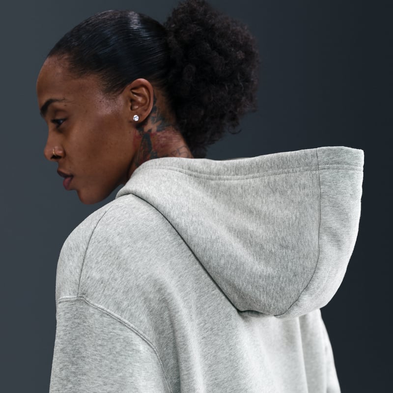 Nike Caitlin Clark Phoenix Fleece Pullover Hoodie "Dark Grey Heather" | Damen | Sportstyle & Basketball | 04 | SPORTSHOWROOM