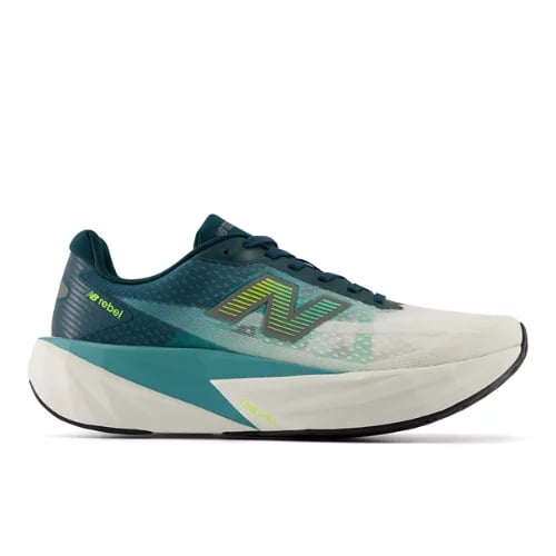 Tekaški copati New Balance FuelCell Rebel v5 "Medusa Green & Faded Teal" | Moški | Tek | 00 | SPORTSHOWROOM