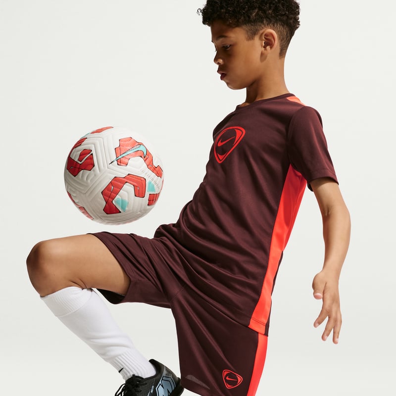 Nike Academy+ Dri-FIT Shorts "Mystic Dates & Bright Crimson" | Kids | Football | 03 | SPORTSHOWROOM
