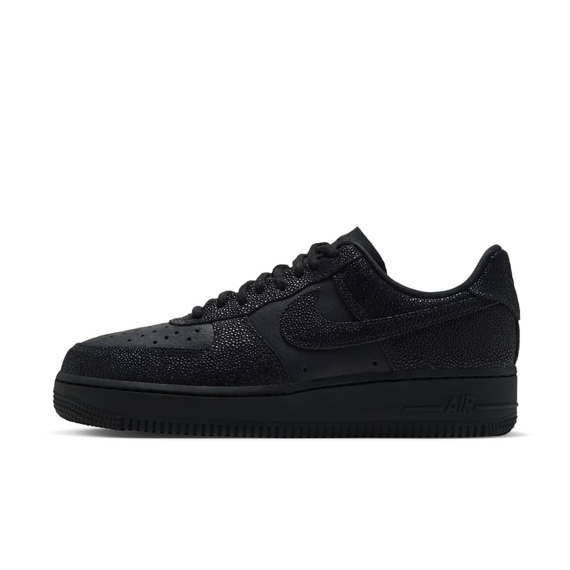Nike Air Force 1 '07 SE Shagreen Sneaker "Black & Anthracite" | Damen | Sportstyle | 01 | SPORTSHOWROOM