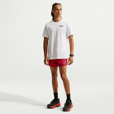 Nike Stride Dri-FIT Brief-Lined Shorts "Fusion Red" | Herren | Laufen | 01 | SPORTSHOWROOM