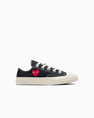 Converse Chuck 70 Low x PLAY Comme des Garçons ‘Single Heart’ A08806C