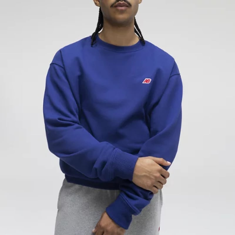 New Balance Made in USA Core Crewneck Pulover "Blue Oyster" | Férfi | | 01 | SPORTSHOWROOM