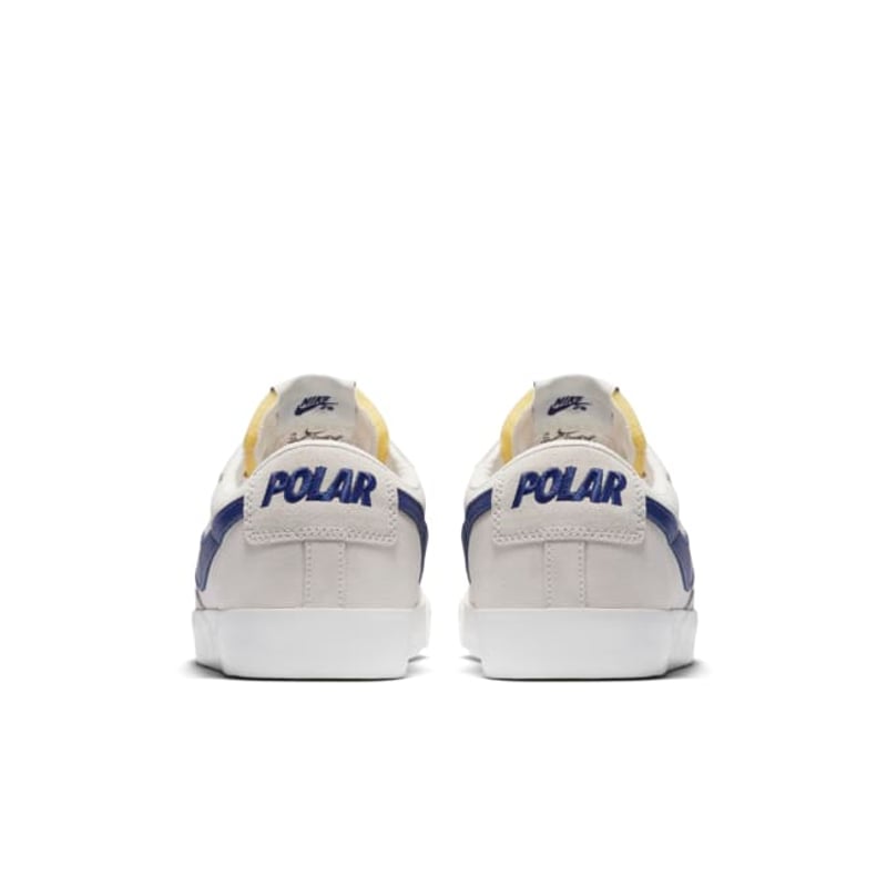 Nike SB Blazer Low QS x Polar Skate Co. Summit White Deep Royal Blue AV3028 100 SPORTSHOWROOM