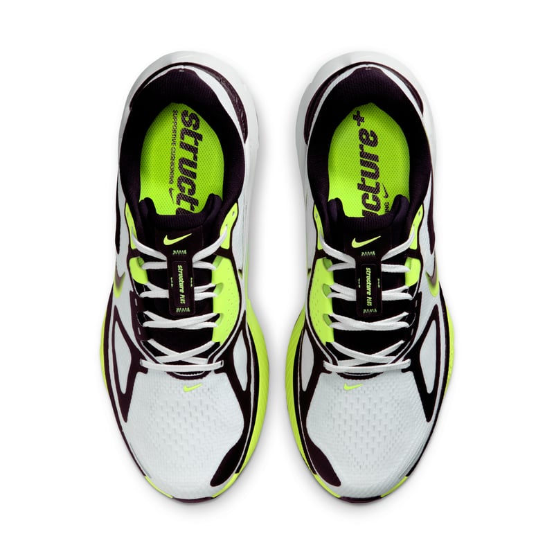 Scarpe da running Nike Structure Plus "White & Volt" | Uomo | Corsa | 04 | SPORTSHOWROOM