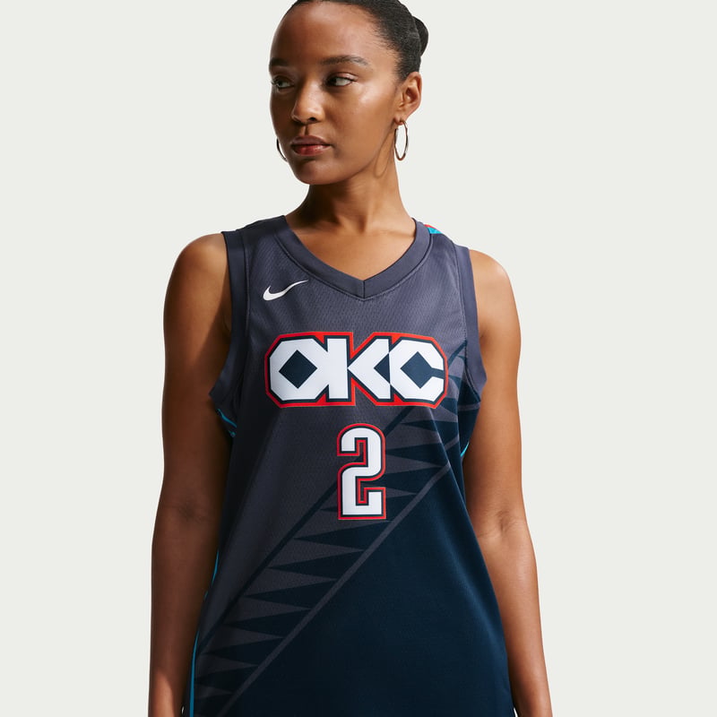 Nike Oklahoma City Thunder City Edition NBA Swingman Shai Gilgeous-Alexander HM5990-437 02