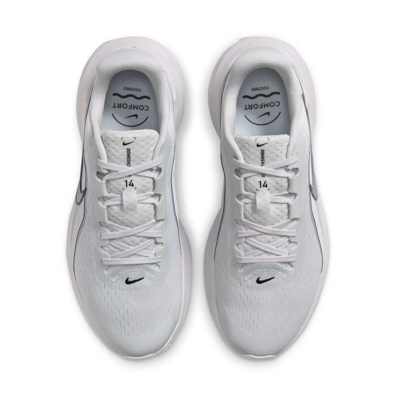 Nike Downshifter 14 löparskor "Off-White & Metallic Silver" | Kvinnor | Löpning | 04 | SPORTSHOWROOM