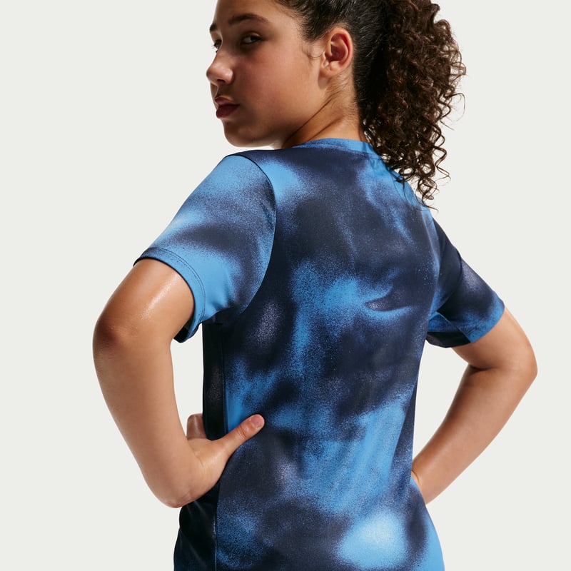 Maillot Nike Miler Dri-FIT "Football Blue & Midnight Navy" | Enfant | Course à pied | 02 | SPORTSHOWROOM