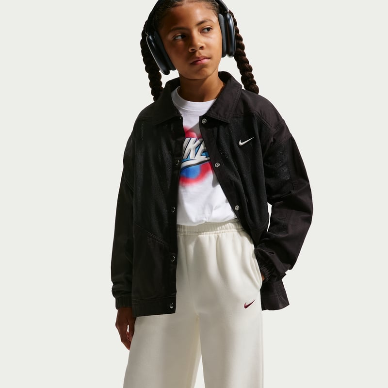 Hlace Nike Studio Fleece Open-Hem "Sail & Pink Smoke" | Djeca | | 03 | SPORTSHOWROOM