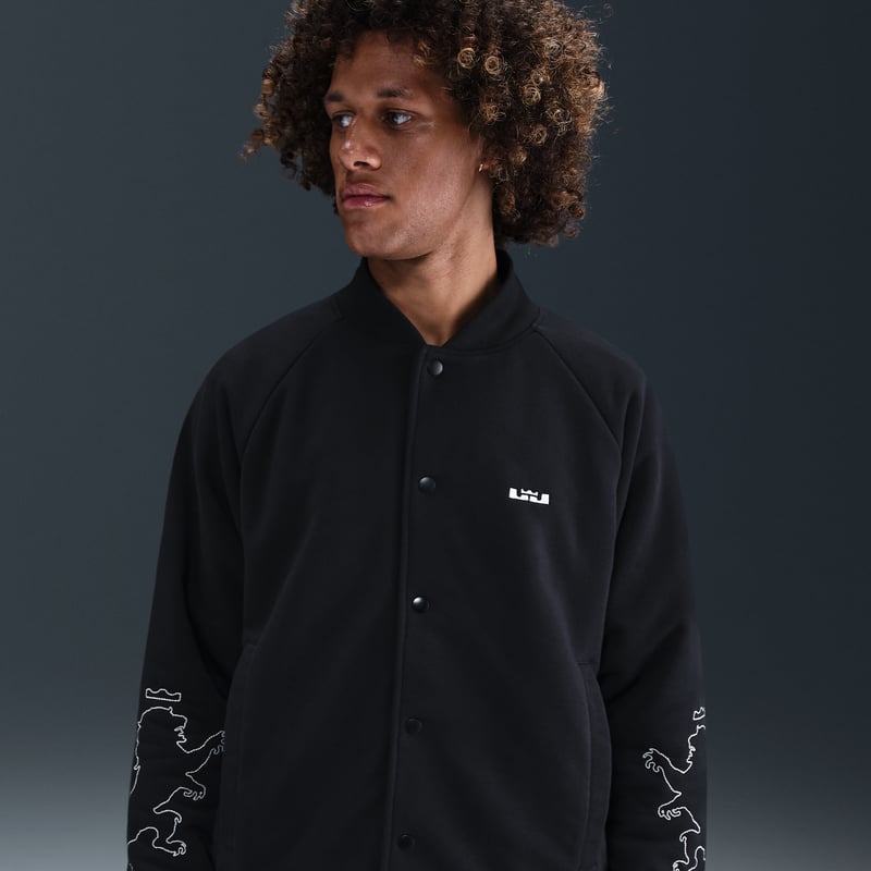 Nike LeBron Standard Issue Therma-FIT Filled Jacka "Black & Sail" | Män | Basket | 01 | SPORTSHOWROOM