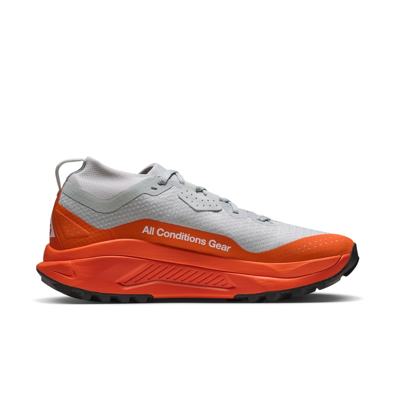 Nike ACG Zegama GORE-TEX terrengløpesko "Light Silver & Safety Orange" | Herre | Utendørs | 03 | SPORTSHOWROOM