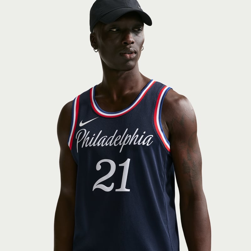 Nike Philadelphia 76ers City Edition NBA Swingman Joel Embiid HM5992-420 03