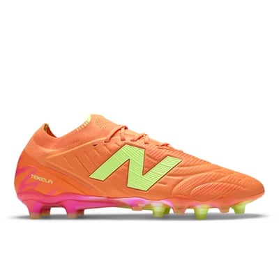 Scarpe da calcio New Balance Tekela Elite Low Laced FG v5 "Hot Mango & Orange & Lime" | Uomo & Donna | Calcio | 00 | SPORTSHOWROOM