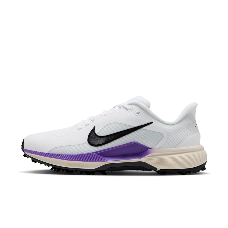 Zapatos de golf Nike Pegasus 1 G "White & Action Grape" | Hombre | Golf | 01 | SPORTSHOWROOM