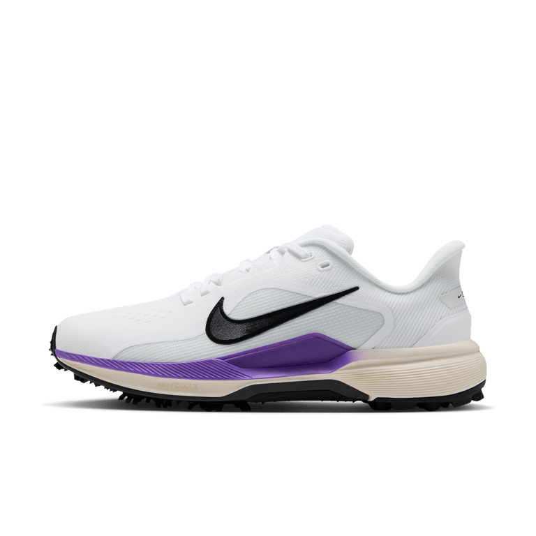 Zapatos de golf Nike Pegasus 1 G "White & Action Grape" | Hombre | Golf | 01 | SPORTSHOWROOM