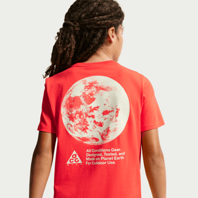 Nike ACG Dri-FIT Planet Earth Troja "Light Crimson" | Barn | | 01 | SPORTSHOWROOM