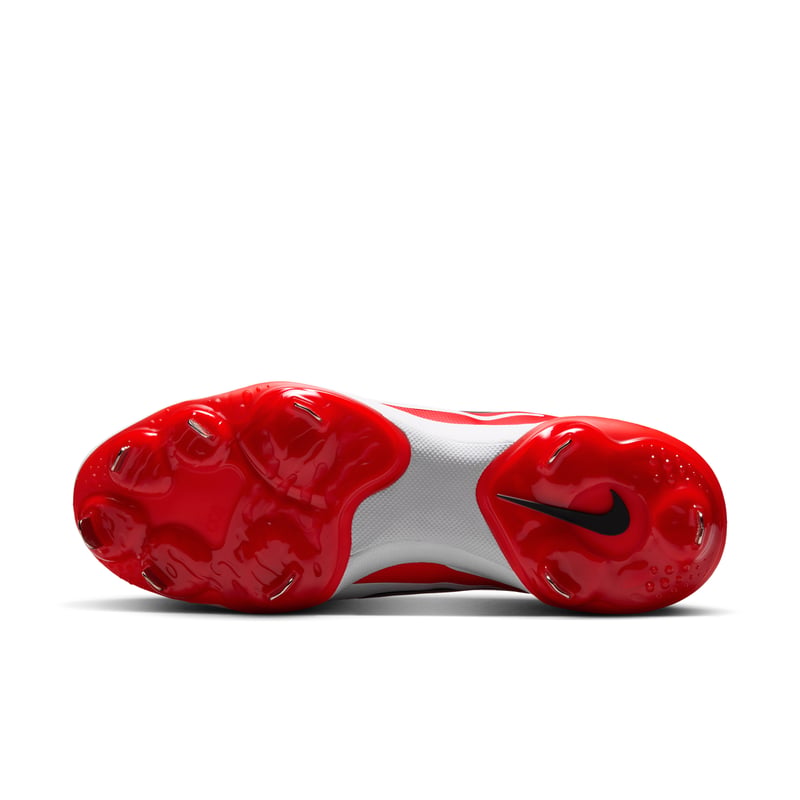 Nike Diamond Standout MTL baseballsko "White & University Red" | Herre | Baseball | 02 | SPORTSHOWROOM