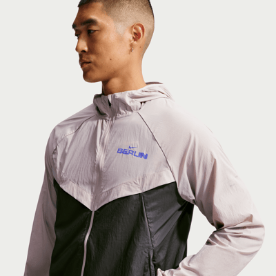 Nike Stride Repel Jacke "College Grey & Anthracite" | Herren | Laufen | 01 | SPORTSHOWROOM