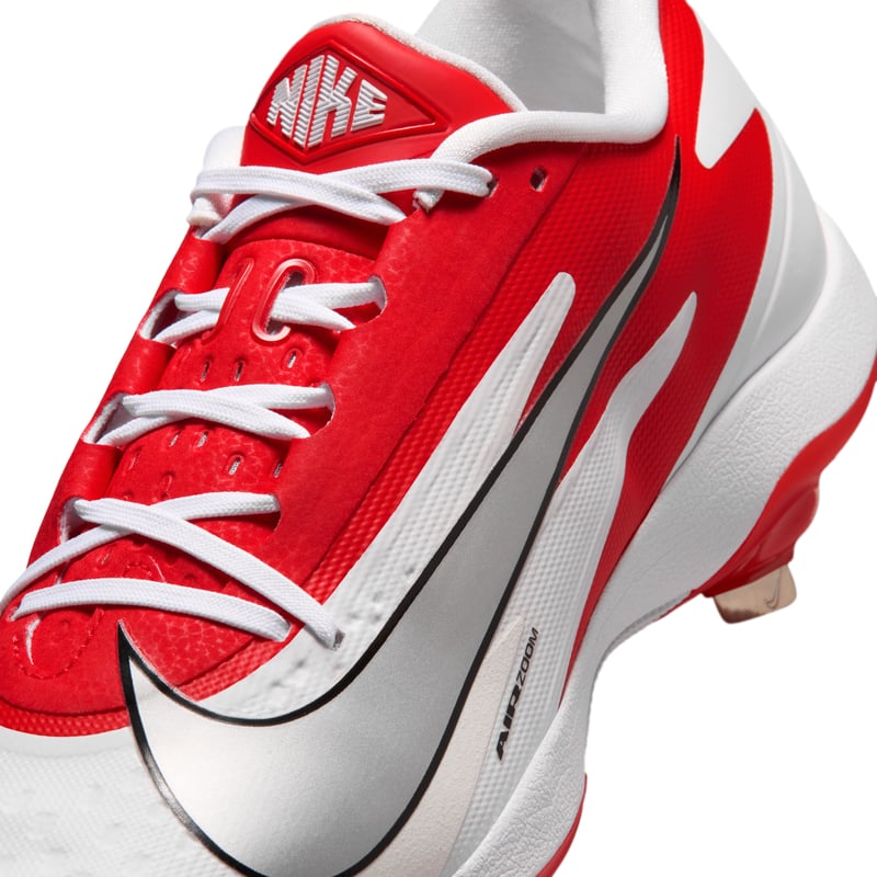 Nike Diamond Standout MTL baseballsko "White & University Red" | Herre | Baseball | 08 | SPORTSHOWROOM