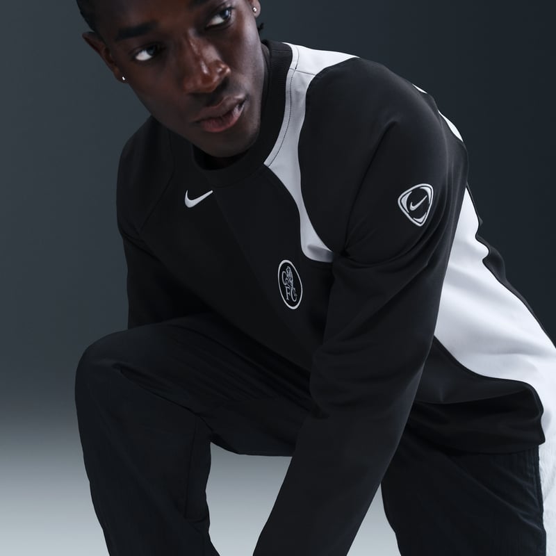 Nike Chelsea F.C. Third Total 90 Crew-Neck Top "Black & Field Silver" | Men | Football | 03 | SPORTSHOWROOM