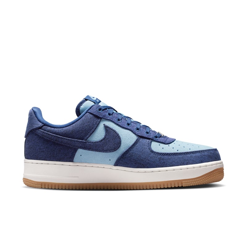 Nike Air Force 1 '07 LV8 ‘Denim’ Sneaker "Navy & Worn Blue" | Herren | Sportstyle | 03 | SPORTSHOWROOM