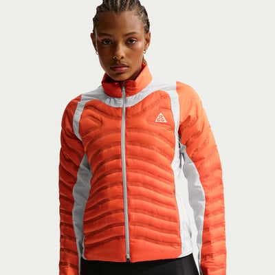 Nike ACG 'Lava Loft' Therma-FIT Jacket "Safety Orange & Light Orewood Brown" | Women | Outdoor | 01 | SPORTSHOWROOM