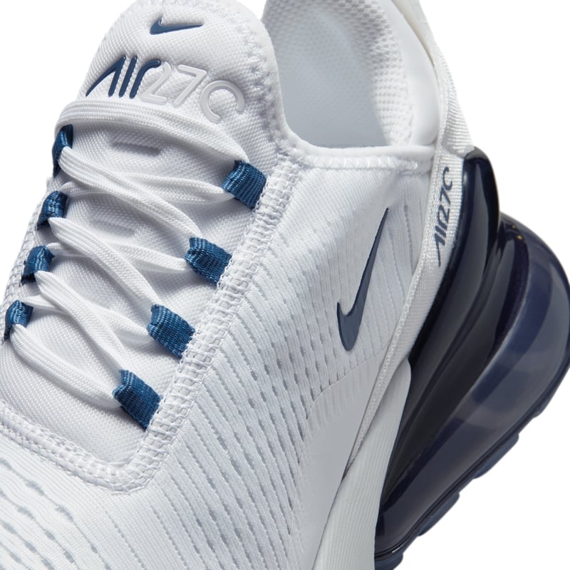Nike Air Max 270 sneakerek "White & New Slate" | Női | Sportstyle | 07 | SPORTSHOWROOM