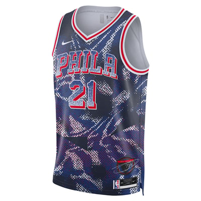 Nike Philadelphia 76ers 2025/26 Select Series Dri-FIT NBA Swingman Joel Embiid HJ4064-495