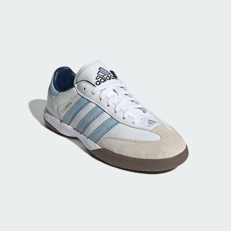 国内配送 adidas SAMBA MN FTWR WHITE/CLEAR SKY/GUM adidas Samba MN Trainers Ftwr White Clear Sky Gum - Women's