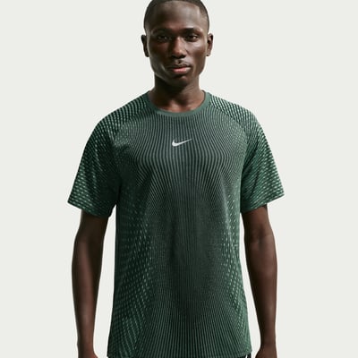Nike Stride Aero-FIT Shirt "Black & Light Green Spark" | Herren | Laufen | 01 | SPORTSHOWROOM