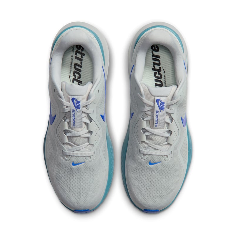 Nike Structure 26 Laufschuhe "Grey Mist & Smokey Blue" | Herren | Laufen | 04 | SPORTSHOWROOM